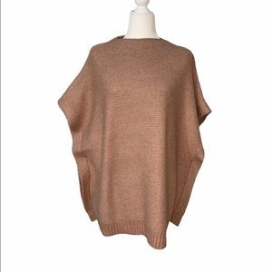 Universal Thread Mauve Half Sleeve Bat Wing Crew Neck Poncho One Size